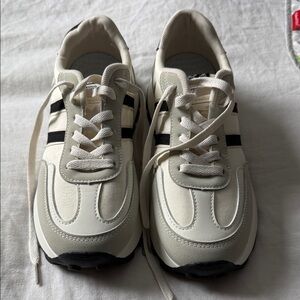 White and Black Sneakers